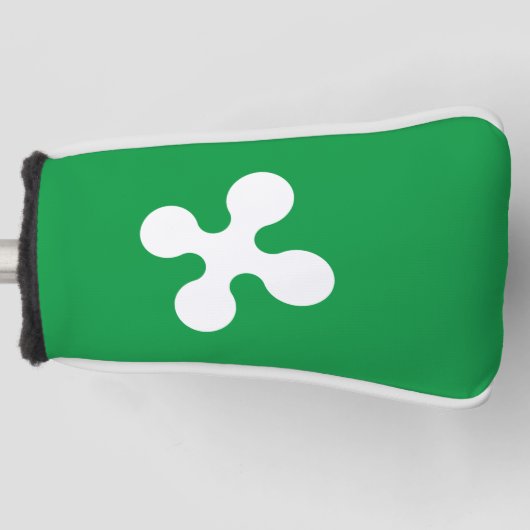 Flagge der Lombardei (Italien) Golf Headcover (Vorderseite)