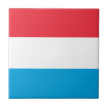 Flagge der luxemburgischen Keramik Fliese<br><div class="desc">Flagge der luxemburgischen Keramik</div>