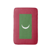 Flagge der Malediven Badematte (Vorderseite Vertikal)