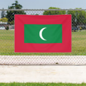 Flagge der Malediven Banner (Insitu)