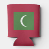 Flagge der Malediven Dosenkühler (Rückseite)