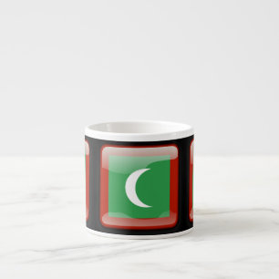 Flagge der Malediven Espressotasse