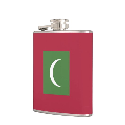 Flagge der Malediven Flachmann (Links)