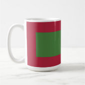 Flagge der Malediven Kaffeetasse (Links)