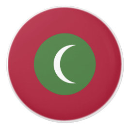 Flagge der Malediven Keramikknauf
