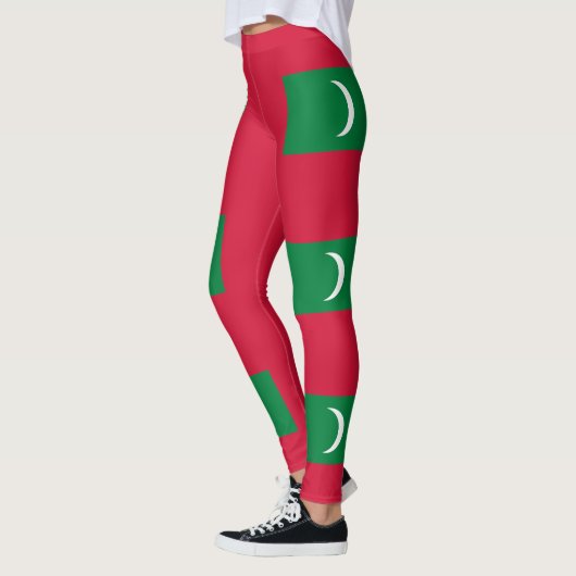 Flagge der Malediven Leggings (Links)