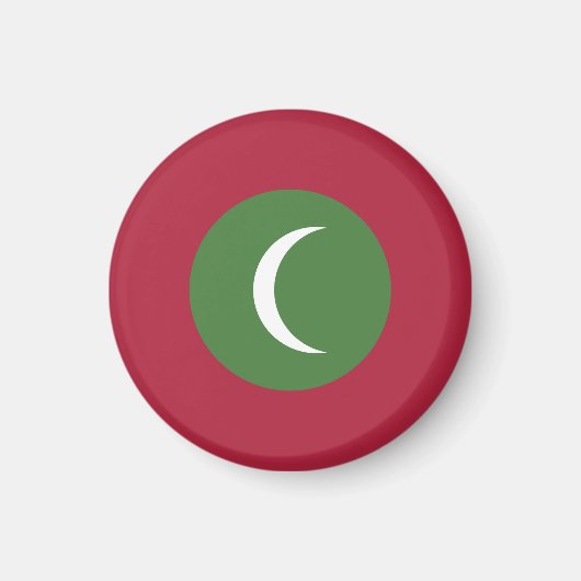 Flagge der Malediven Magnet (Vorne)