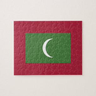 Flagge der Malediven Puzzle