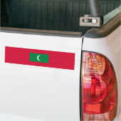 Flagge der Malediven (Republik Malediven) Autoaufkleber (Auf Lkw)