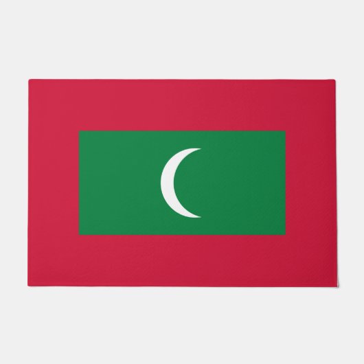 Flagge der Malediven (Republik Malediven) Fußmatte (Vorderseite)