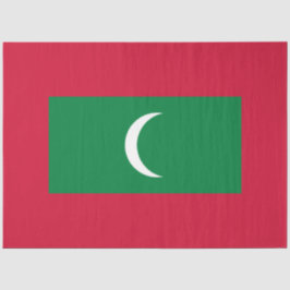 Flagge der Malediven (Republik Malediven) Seidenpapier
