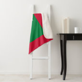 Flagge der Malediven (Republik Malediven) Sherpadecke (Beispiel)