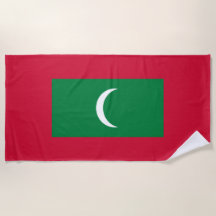 Flagge der Malediven (Republik Malediven)