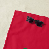 Flagge der Malediven (Republik Malediven) Strandtuch (Beispiel)