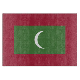 Flagge der Malediven Schneidebrett