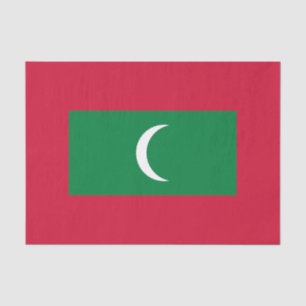 Flagge der Malediven Seidenpapier