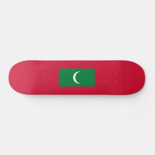 Flagge der Malediven Skateboard