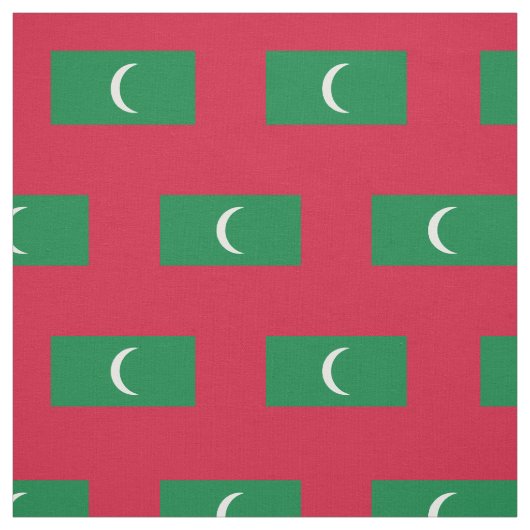 Flagge der Malediven Stoff (Muster)