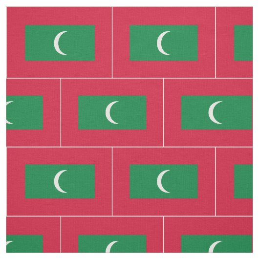 Flagge der Malediven Stoff (Muster)