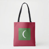 Flagge der Malediven Tasche (Vorderseite)