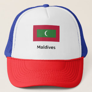 Flagge der Malediven Truckerkappe