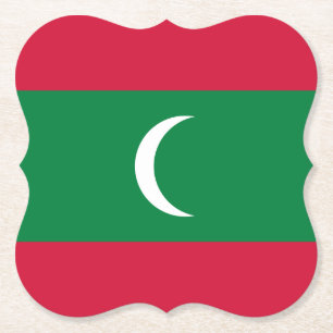 Flagge der Malediven Untersetzer