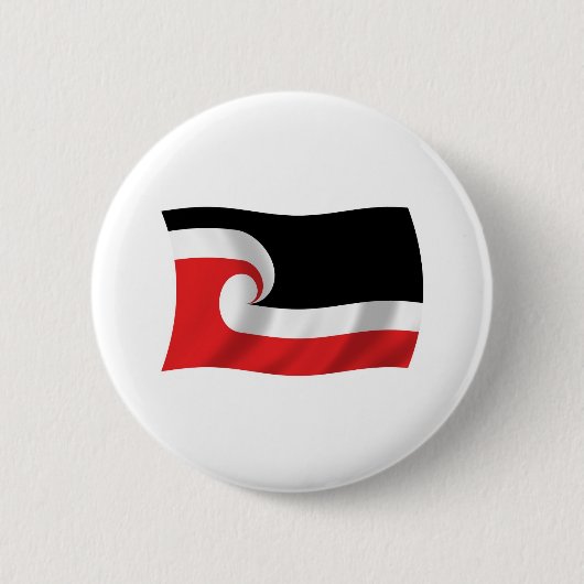 Flagge der Maori Button (Vorderseite)