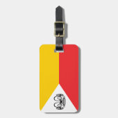 Flagge der Marquesas-Inseln Gepäckanhänger (Vorderseite vertikal)
