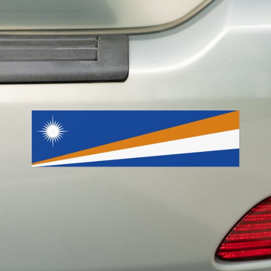 Flagge der Marshall-Inseln Autoaufkleber (Auf Auto)