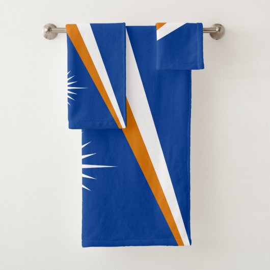 Flagge der Marshall-Inseln Badhandtuch Set (Insitu)