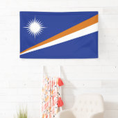 Flagge der Marshall-Inseln Banner (Insitu)