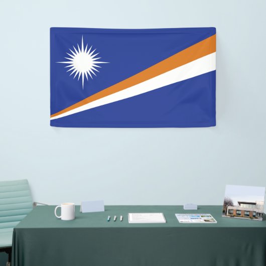 Flagge der Marshall-Inseln Banner (Messeveranstaltung)