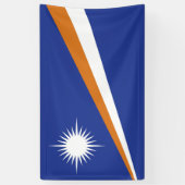 Flagge der Marshall-Inseln Banner (Vertikal)