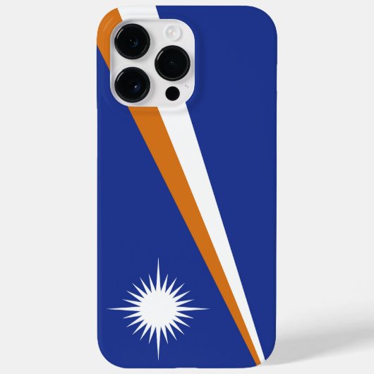 Flagge der Marshall-Inseln Case-Mate iPhone Hülle (Rückseite)