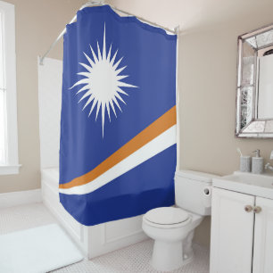 Flagge der Marshall-Inseln Duschvorhang