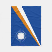 Flagge der Marshall-Inseln Fleecedecke (Vorderseite)