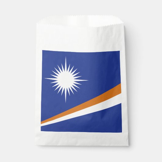 Flagge der Marshall-Inseln Geschenktütchen (Vorderseite)