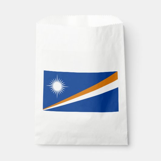 Flagge der Marshall-Inseln Geschenktütchen (Vorderseite)