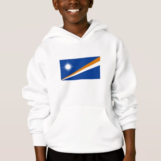 Flagge der Marshall-Inseln Hoodie (Vorderseite)