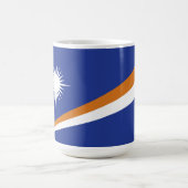 Flagge der Marshall-Inseln Kaffeetasse (Mittel)