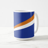 Flagge der Marshall-Inseln Kaffeetasse (VorderseiteRechts)