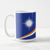 Flagge der Marshall-Inseln Kaffeetasse (Links)
