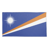 Flagge der Marshall-Inseln Kissenbezug (Rückseite)