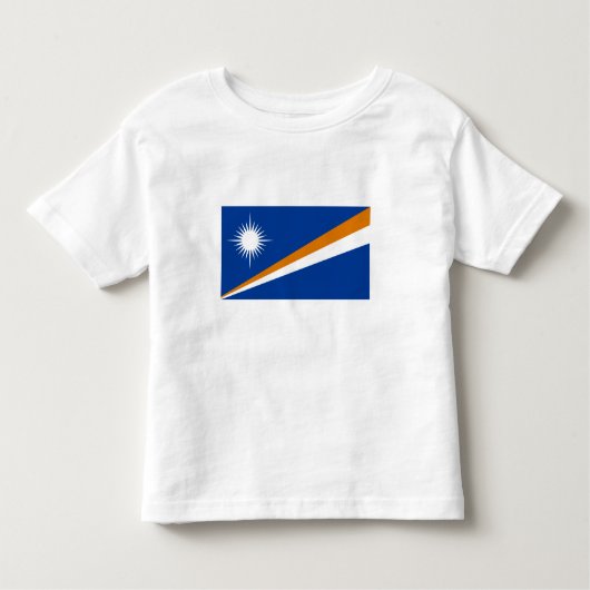 Flagge der Marshall-Inseln Kleinkind T-shirt (Vorderseite)