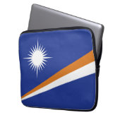Flagge der Marshall-Inseln Laptopschutzhülle (Vorderseite Links)