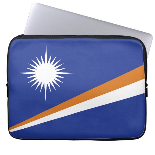 Flagge der Marshall-Inseln Laptopschutzhülle (Vorderseite)
