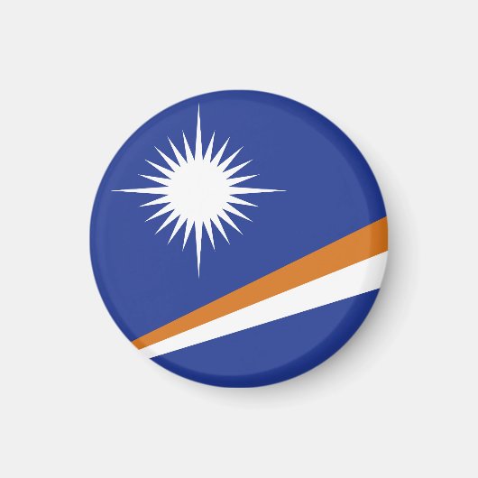 Flagge der Marshall-Inseln Magnet (Vorne)