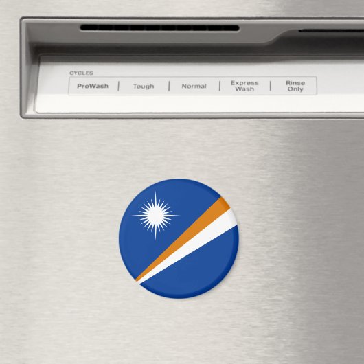 Flagge der Marshall-Inseln Magnet (In Situ (Geschirrspüler))