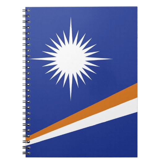 Flagge der Marshall-Inseln Notizblock (Vorderseite)
