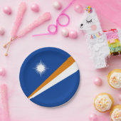 Flagge der Marshall-Inseln Pappteller (Party)